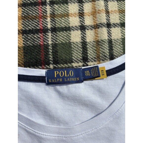 POLO Ralph Lauren Shirt Mens 2XL K Swiss Big Logo Color Block Preppy Old Money - Picture 5 of 14